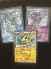 Pokémon Jolteon Vaporeon Espeon Team Plasma Freeze Set 20 48 34/116 Plasma LP-MP picture