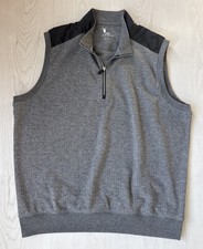 F&G Tech Men's Quarter-Zip Golf Vest. Mens XL. picture