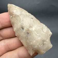 VERY FINE FLORIDA ARROWHEAD NATIVE AMERICAN CRYSTAL INCLUSIONS ARTIFACT 2.5” picture
