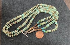 Ethnic multi-strands turquoise heishi necklace/6mm diameter(b194f-w2) picture