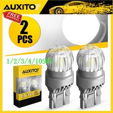 7443 7440 7444 LED White Reverse Stop Break Turn Signal Parking Bulb 1~10Set picture