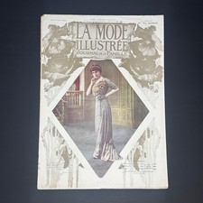 La Mode Illustrée French Fashion Magazine Jun 05 1910 No. 23 Pre WWI Illustrated picture
