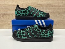 Adidas Superstar 2 “Green Leopard” Green Black White Women’s (IH1636) New picture