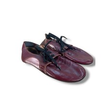 Women’s SoftStar Adult Dash RunAmoc Leather Red Barefoot Shoes Size 7 picture