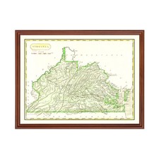 Old Map of Virginia 1804 - Vintage Virginia Art picture