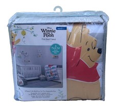 Vintage 2016 Disney Baby Winnie the Pooh & Friends 3-Piece Crib Bedding Set  NEW picture