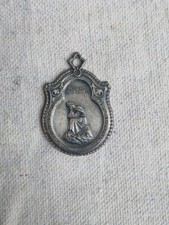 Notre Dame De La Salette Religious Medal Pendant Charm Rare picture