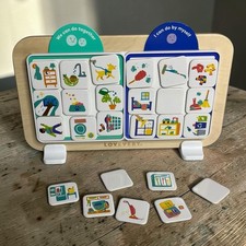 Lovevery Daily Helper Magnetic Chore Wooden Board Chart 49 50 51 Connector picture