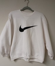 Vintage 90s Nike Sweatshirt Center Swoosh Big Front Logo Made In USA S picture
