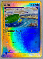 Pokémon Lotad #66/100 Reverse Holo e-Reader - 2003 EX Sandstorm - NM Condition picture