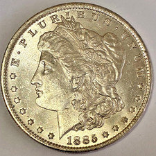** 1885 O ** MORGAN SILVER DOLLAR ** XF / AU CONDITION ** FROSTY ** picture
