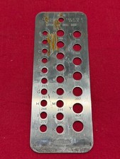 General Tools No. 12 A to Z Letter Drill Gauge - RUSTY - Vintage picture