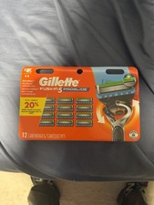 Gillette Fusion 5 Proglide Refill Cartridges 12 Count (Factory Sealed) picture