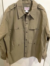 Vintage C.C. Filson Co. Men’s XL Tan Field Jacket Button Front Pockets Cotton picture