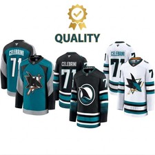 Macklin Celebrini Sharks Jersey All Stitched picture