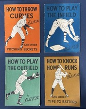 Baseball Babe Ruth Quaker Oats How To Booklets set of Four 1934 picture
