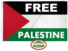 FREE PALESTINE Flag LOT 3x5Ft Palestinian Flag Gift BIG GAZA Ramadan picture