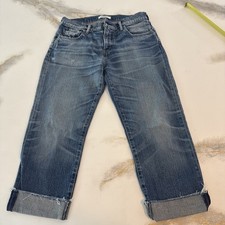Moussy Vintage Women's Distressed Ankle Cropped Leg Size 28 picture