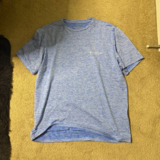 Vineyard Vines Performance Breathable Blue/White Crew Neck Short Sleeve Tee L picture