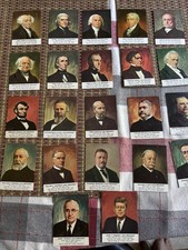 Lot of 2 General Mills 1964 Presidential Series All Different EX no creases. picture