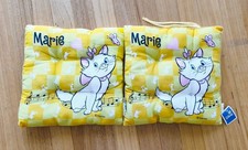 Vintage 2 X New Disney Aristocats Seat Cushion Marie Yellow Cat Kitten picture