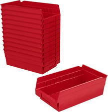 30130 Heavy Duty Plastic Shelf Bins, 12