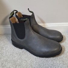 Blundstone Chelsea Boots Gray Vegan Synthetic Mens 11 Womens 13 AU 10 Unisex picture