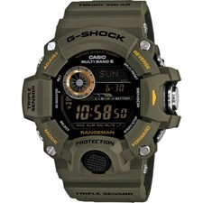G-SHOCK RANGEMAN GW9400-3 Military Green Triple Sensor Solar Digital Watch picture