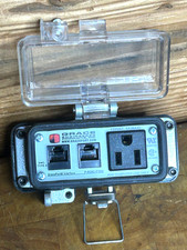 Grace Port P-R2#2-F3R0 Ethernet Panel Interface Connector 120V 5A Max picture