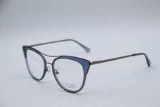 NEW RACHEL ROY WANDERLUST SKY BLUE SILVER AUTHENTIC FRAMES EYEGLASSES 52-17 picture