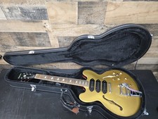 2011 Epiphone Riviera P93 MG With Bixby Gold Metallic With Hard Shell Case picture
