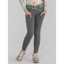 Dapplebay Kids Dragonfly Meadow Silicone Full Seat Tights-Graphite picture