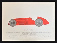 1938 Alfa Romeo 6C 316 Art Print Biondetti 1938 Tripoli Grand Prix picture