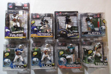 MCFARLANE NFL FIGURE LOT FAVRE LUCK AUSTIN TEBOW PETERSON SMITH CL VARIANTS NEW picture
