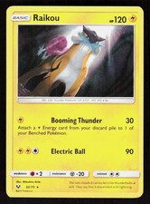 Pokemon Raikou 32/73 Rare Holo Shining Legends (LP) picture