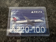 Very rare Delta Air Lines Trading Card. #51 H100 in Mint Condition. picture