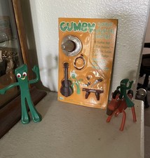 CL Vtg 60s GUMBY Cowboy Adventure Costume Accessory Pack Set New picture