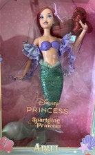 New Mattel Disney Princess Little Mermaid Ariel Sparkling Princess Fashion Doll picture