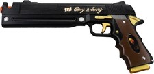 Blazing S. New Game Dante Ebony and Ivory Foam Gun Hand Cannon Prop Cosplay Game picture