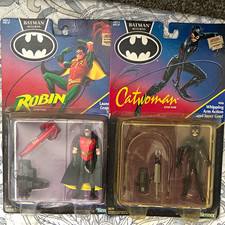 Kenner Batman Returns Robin & Catwoman Mixed Lot 2 Vintage Original Unopened picture