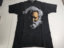 Vintage 1991 Jerry Garcia Black Shirt Fruit of the loom L Single Stitch USA Made picture