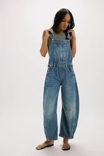 Freepeople - We The Free Good Luck Barrel Overalls picture