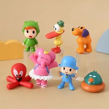 7 Pcs Pocoyo Toys - Action Figure Doll Toy - Nina, Elly, Pato, Fred, Loula Kids. picture