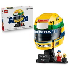 LEGO Editions Ayrton Senna Helmet, 14+ ,Signature Plaque & Driver, 43024 WLM picture