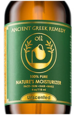 Ancient Greek Remedy Unscented Organic Face and Body Oil Made of Olive, Almond, picture