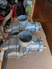1965-1968 Honda CB160 CL160 Carburetors Carbs Set Pair OEM Keihin LM71 picture