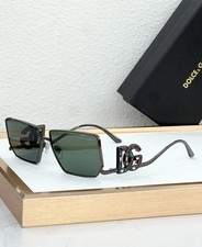 Dolce & Gabbana DG4501 Square Sunglasses 61□15-140 Black Frame Crystal DG Logo picture