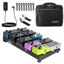 STRICH Guitar Pedal Board Built-in Power Supply 15x7.8
