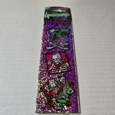 SandyLion Goosebumps Stickers Master Scaremonies Prismatic New Vtg 1996 Rare picture