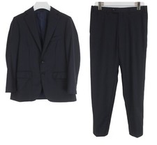 SUITSUPPLY Lazio Suit Men's UK 36S / UK 34S Wool Made To Measure Navy 2 Piece picture
